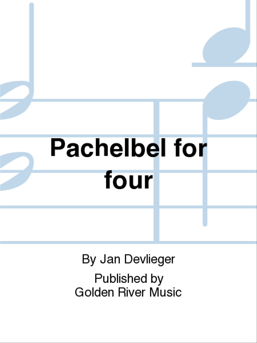 Pachelbel for four Pachelbel for four Piano Duet scores gallery preview page 1