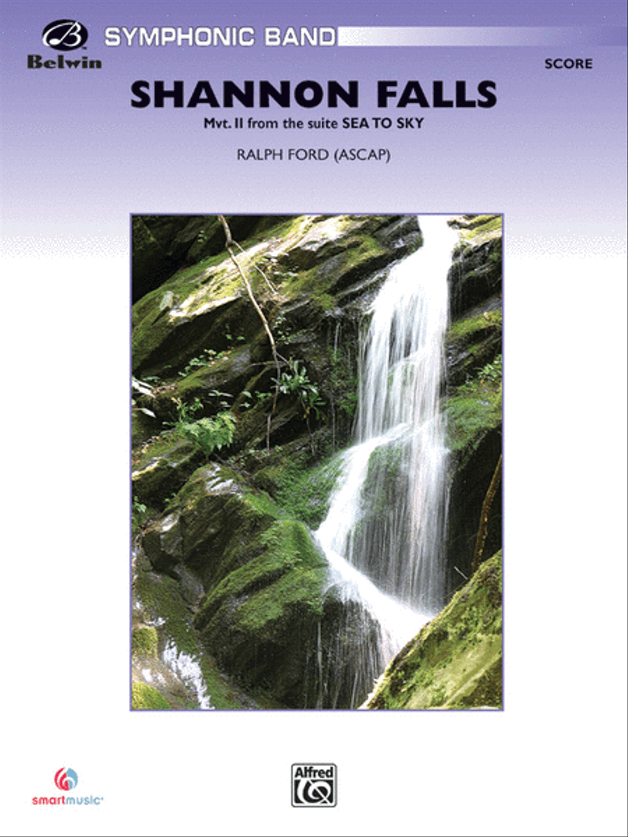 Shannon Falls (Movement 2 from Sea to Sky) Concert Band scores gallery preview page 1
