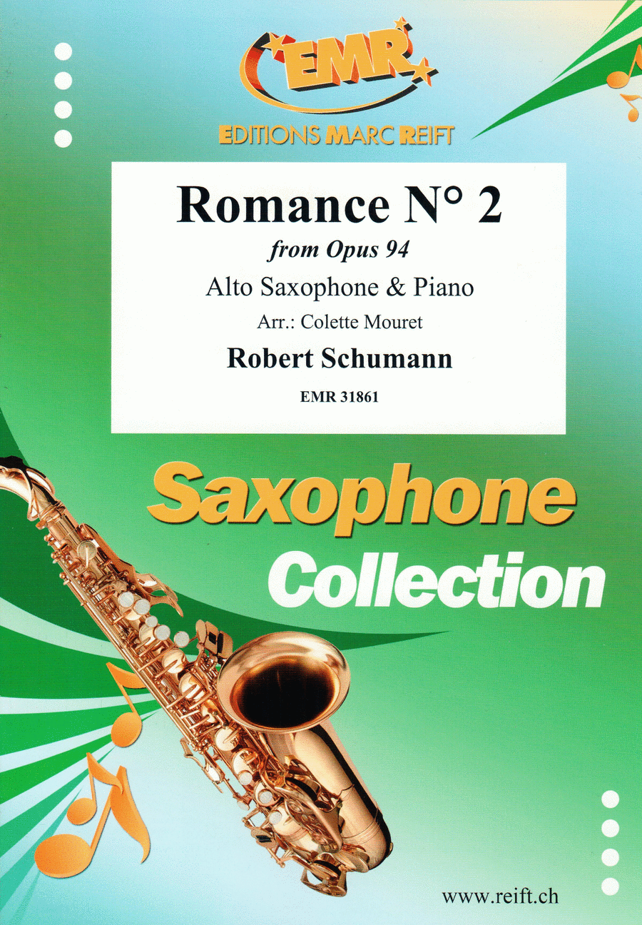 Romance No. 2 Alto Saxophone scores gallery preview page 1