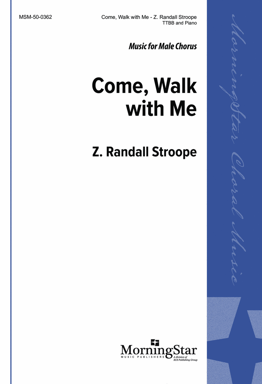 Come, Walk with Me TTBB scores gallery preview page 1