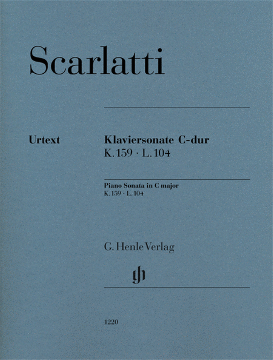 Piano Sonata in C Major K. 159, L. 104 Piano Solo scores gallery preview page 1