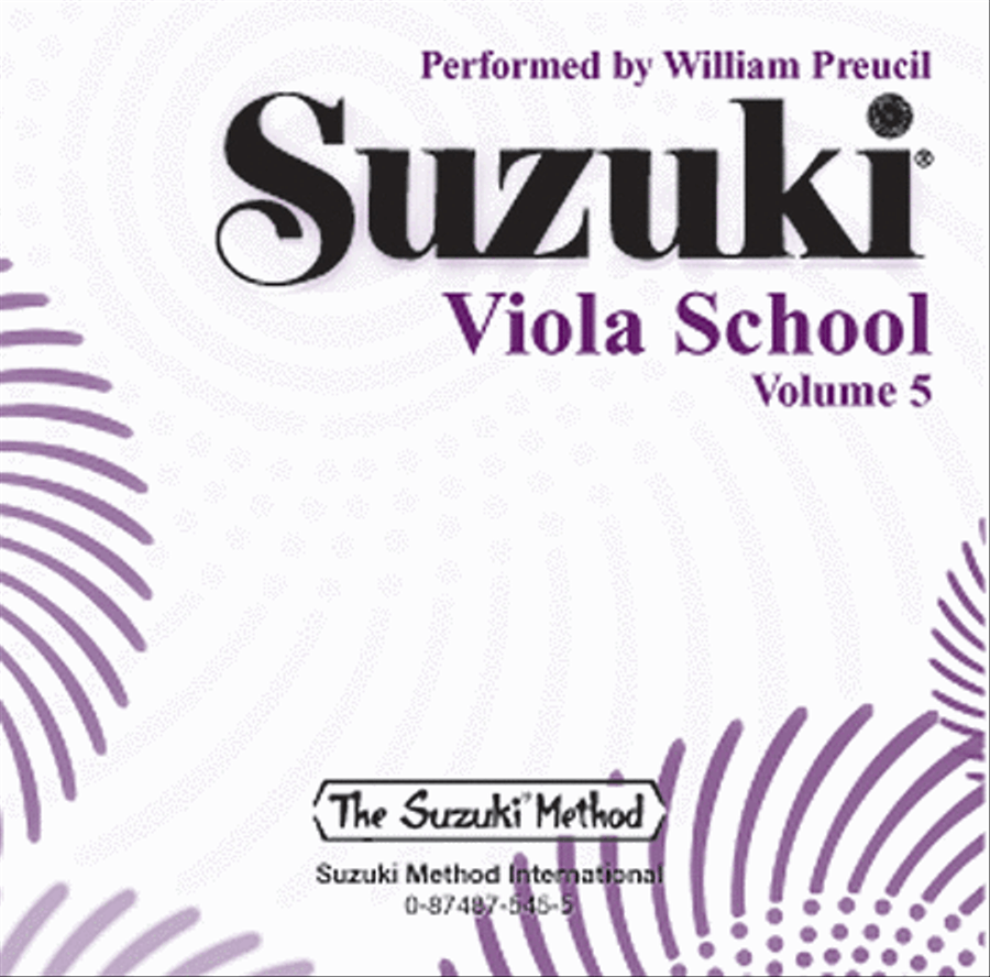 Suzuki Viola School, Volume 5 String Methods scores gallery preview page 1