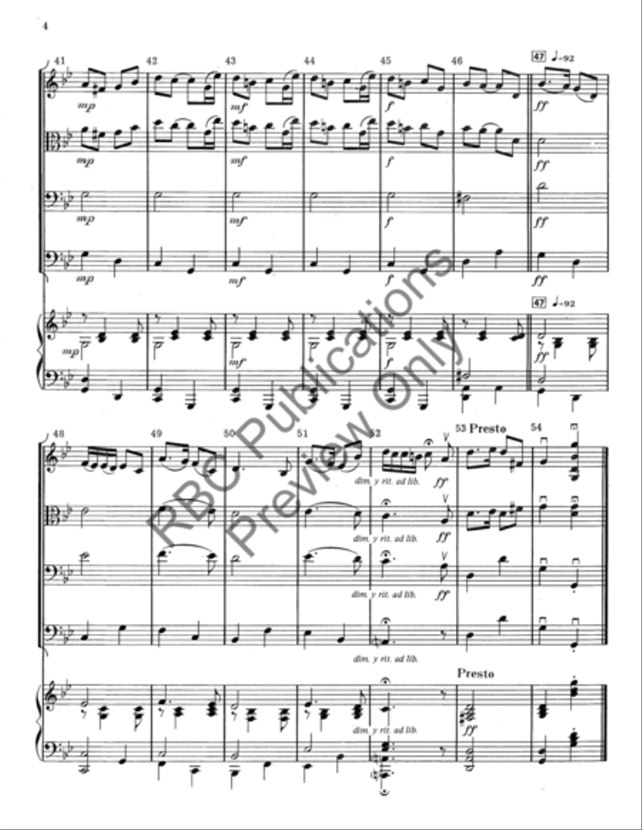 Gypsy Serenade (Score) Gypsy Serenade (Score) String Orchestra scores gallery preview page 5