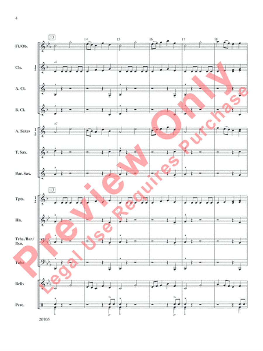 Alpha Squadron Alpha Squadron Concert Band scores gallery preview page 5