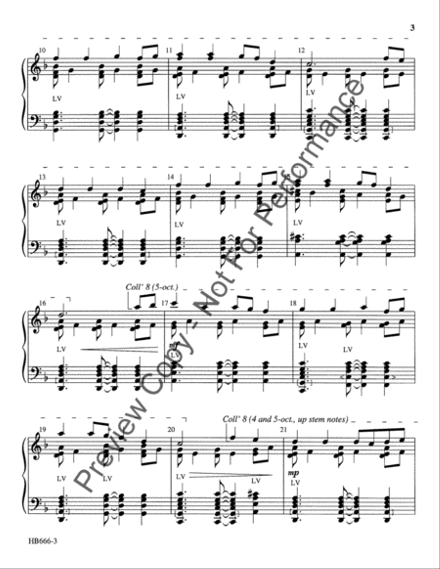 To Mock Your Reign, O Dearest Lord 5-Octaves scores gallery preview page 3
