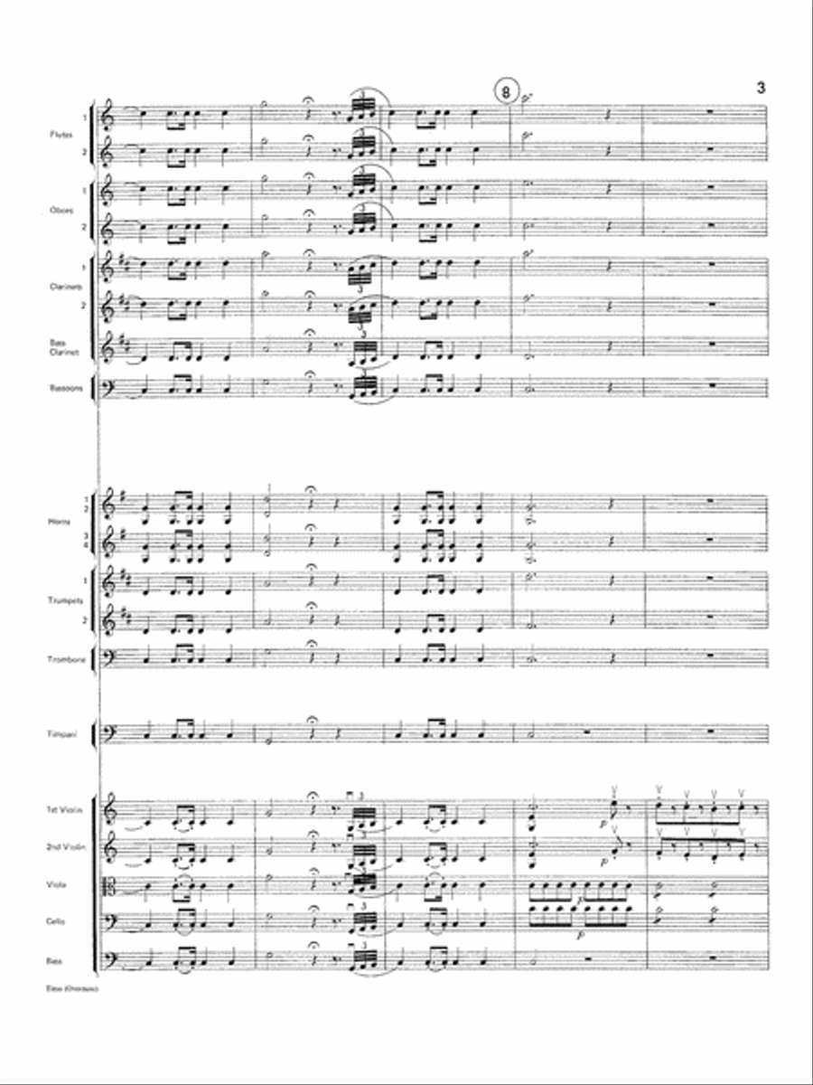 Titus Overture: Score Titus Overture: Score Full Orchestra scores gallery preview page 3