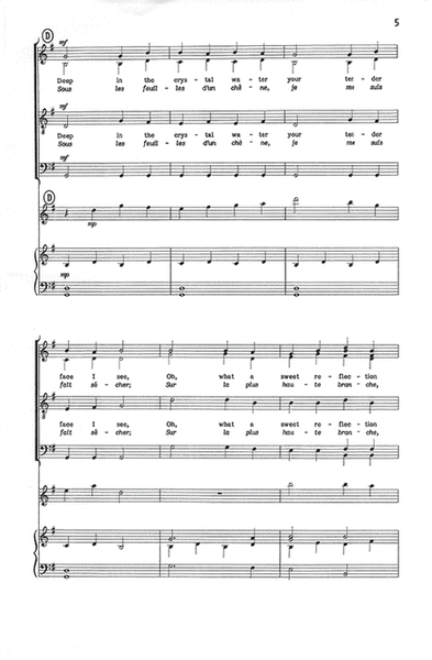 The Fountain (A la claire fontaine) (Vocal Score)