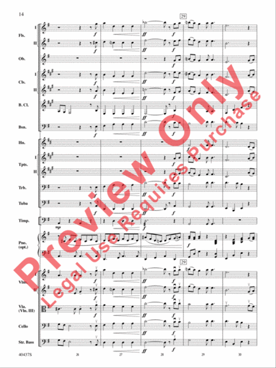 The Beatles Suite Full Orchestra scores gallery preview page 15