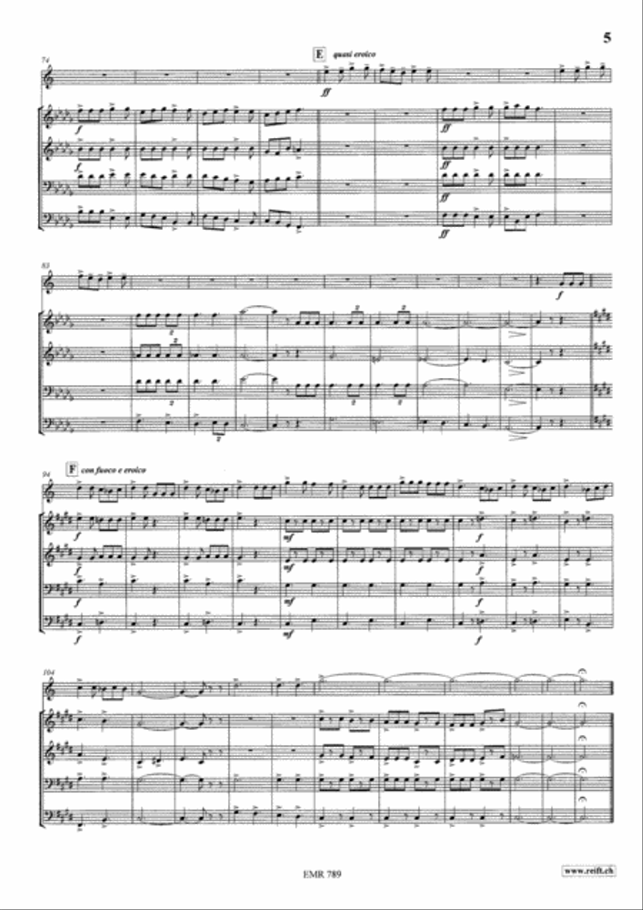 4 + 1 4 + 1 Trombone scores gallery preview page 5