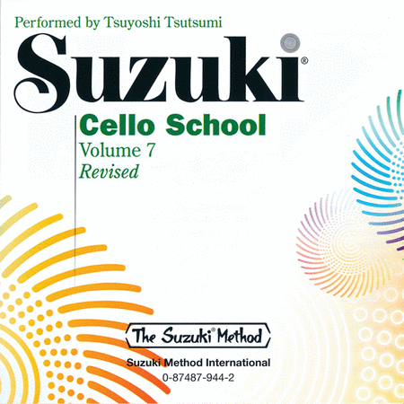 Tsuyoshi Tsutsumi: Suzuki Cello School, Volume 7 - Compact Disc