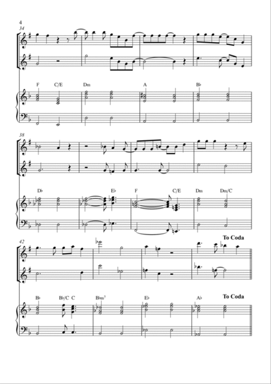 Goodbye Yellow Brick Road Clarinet Duet scores gallery preview page 4