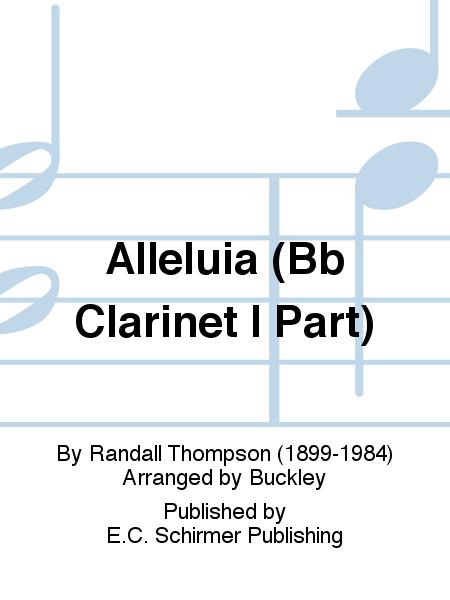 Alleluia (Bb Clarinet I Replacement Part)