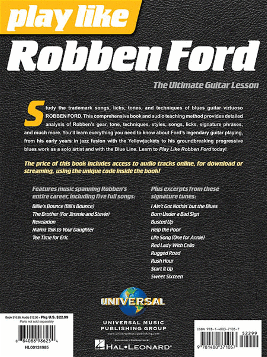 Play like Robben Ford Electric Guitar scores gallery preview page 2