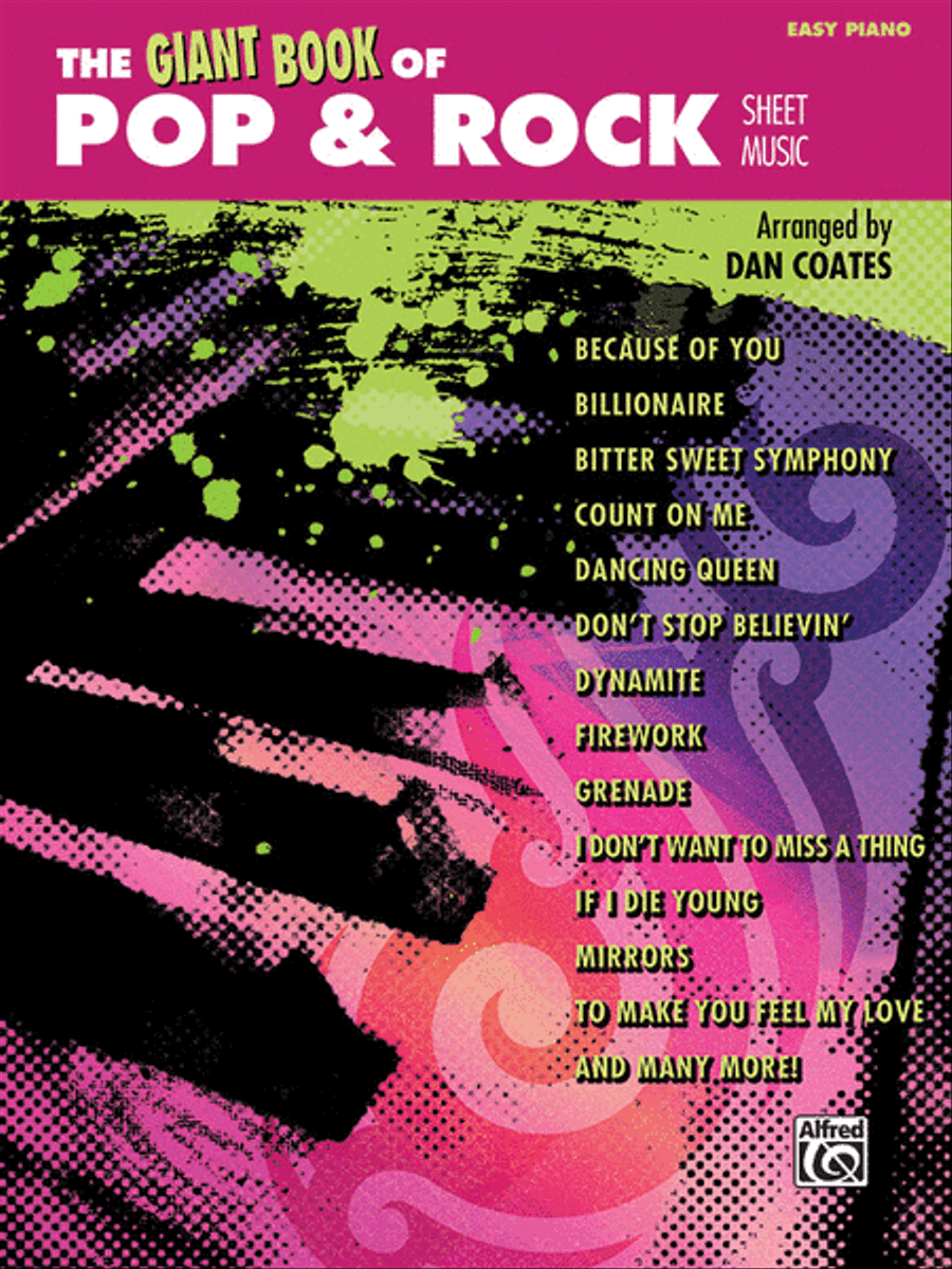 The Giant Book of Pop & Rock Sheet Music Easy Piano scores gallery preview page 1