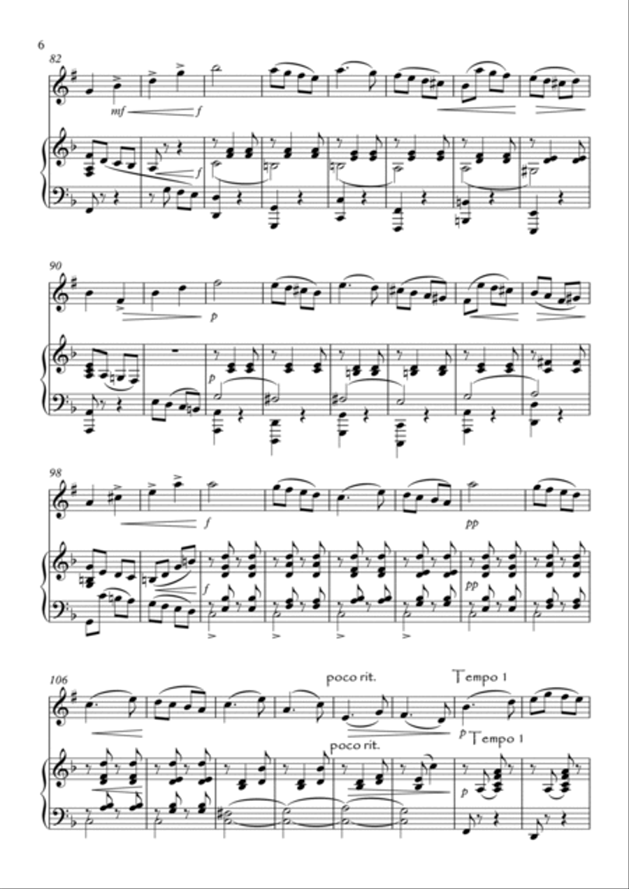 Four Short Pieces Four Short Pieces Flugelhorn scores gallery preview page 6