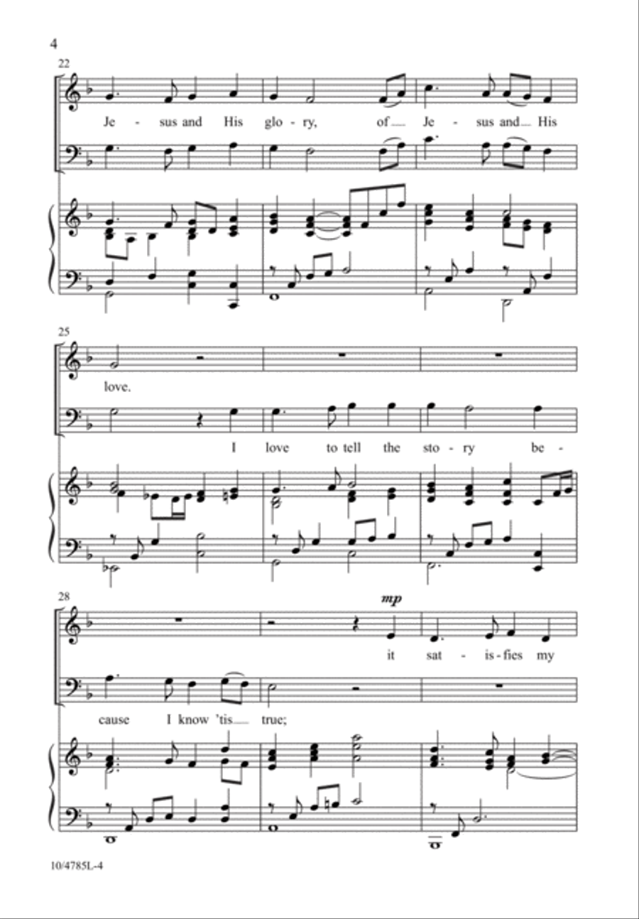 Tell the Story of Jesus 3-Part scores gallery preview page 4