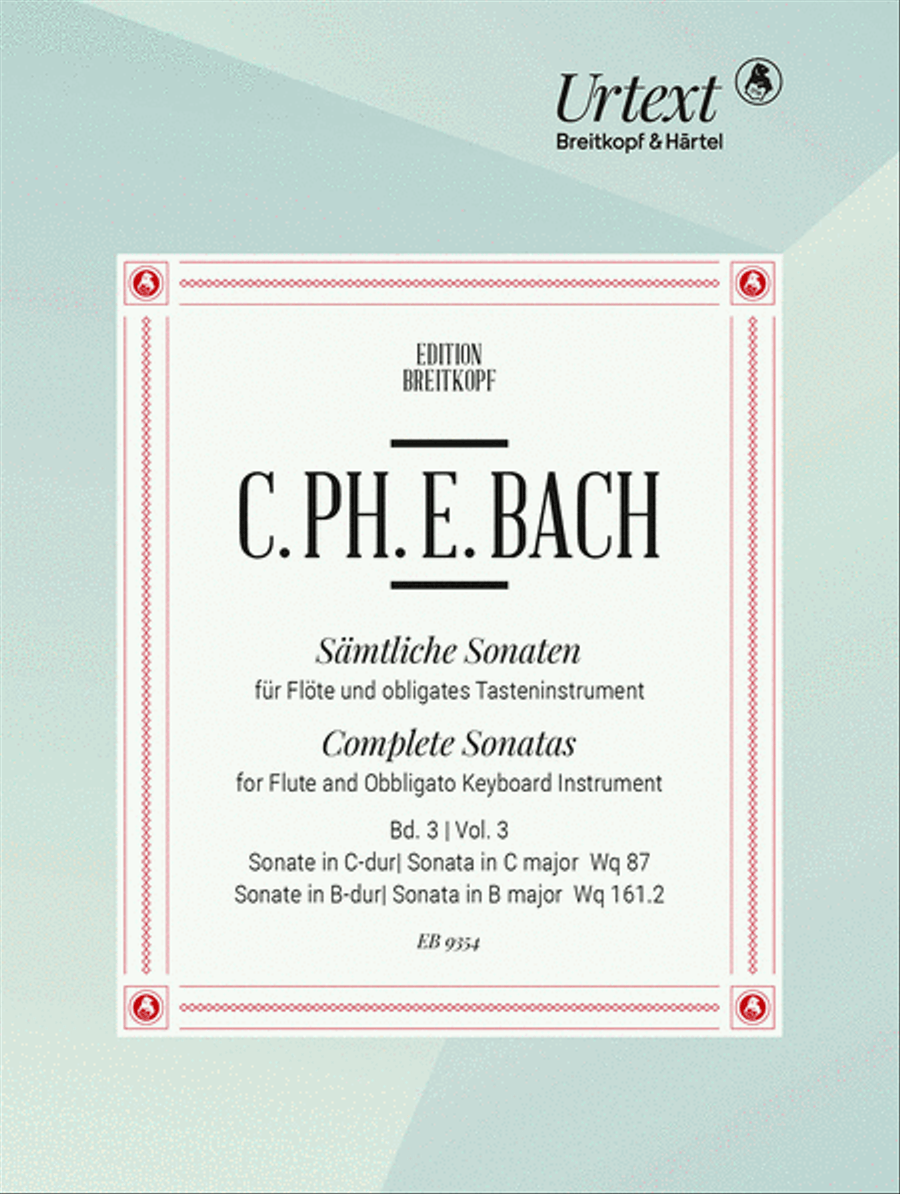Complete Sonatas Complete Sonatas Flute Solo scores gallery preview page 1