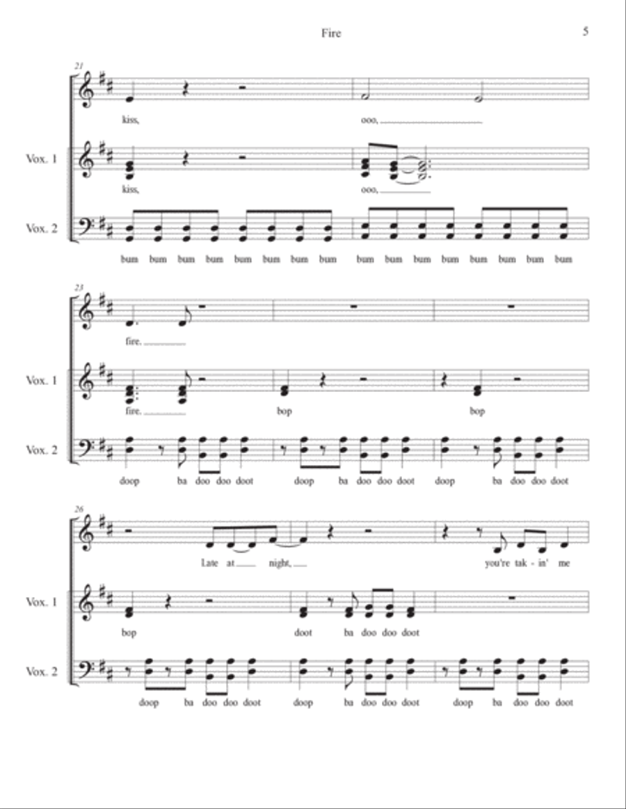 Fire 4-Part scores gallery preview page 5