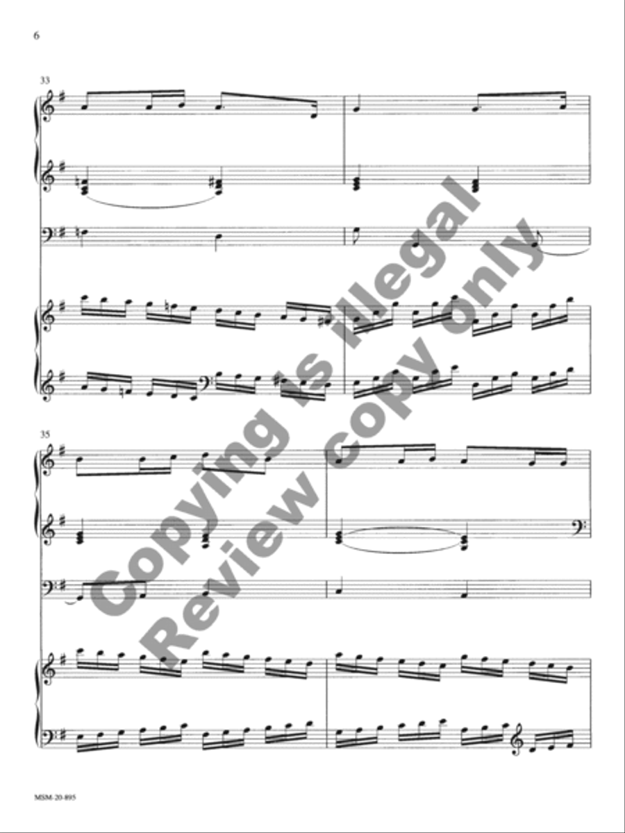 Simple Gifts Organ scores gallery preview page 11
