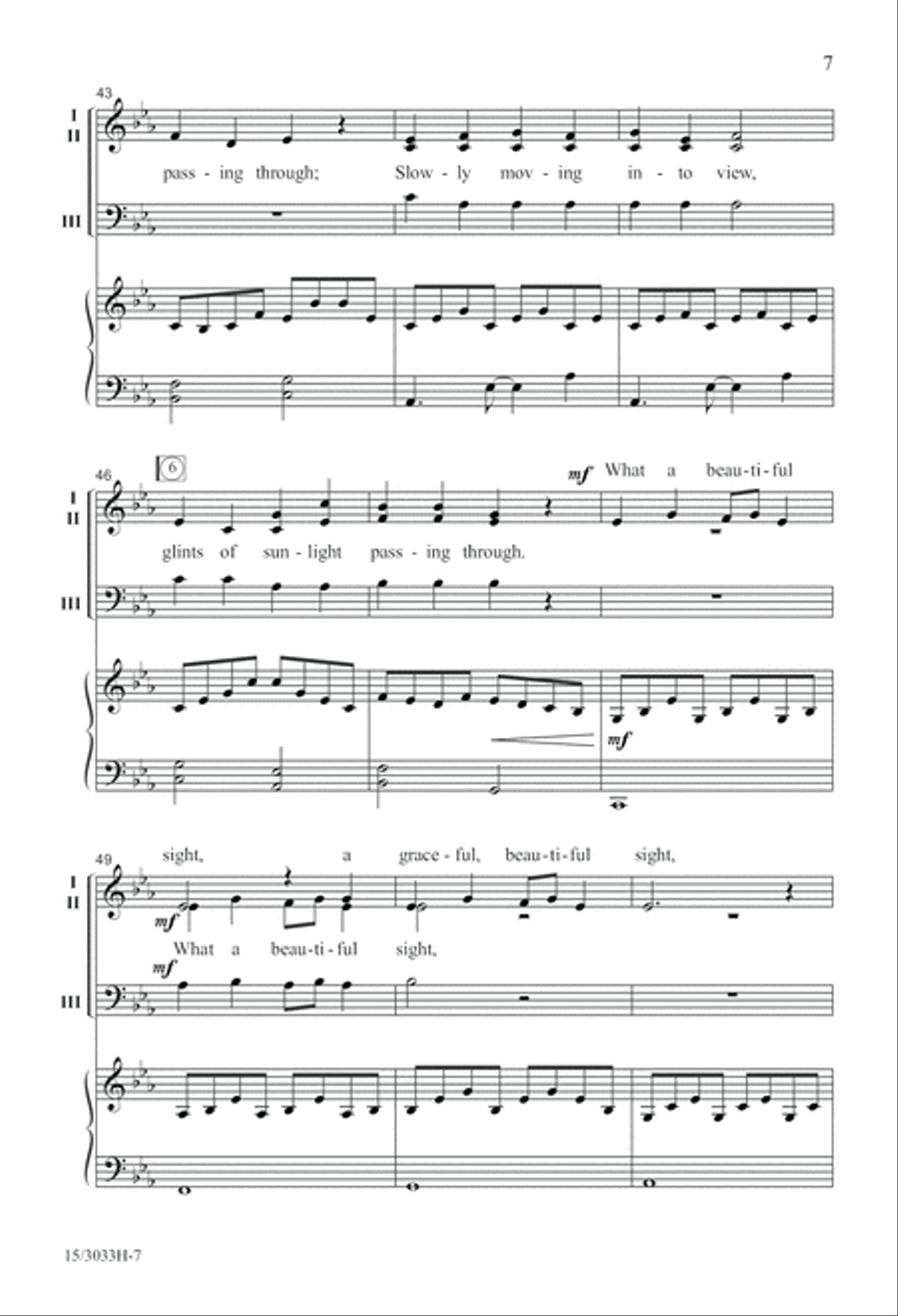 In the Bright Blue Sky 3-Part scores gallery preview page 7