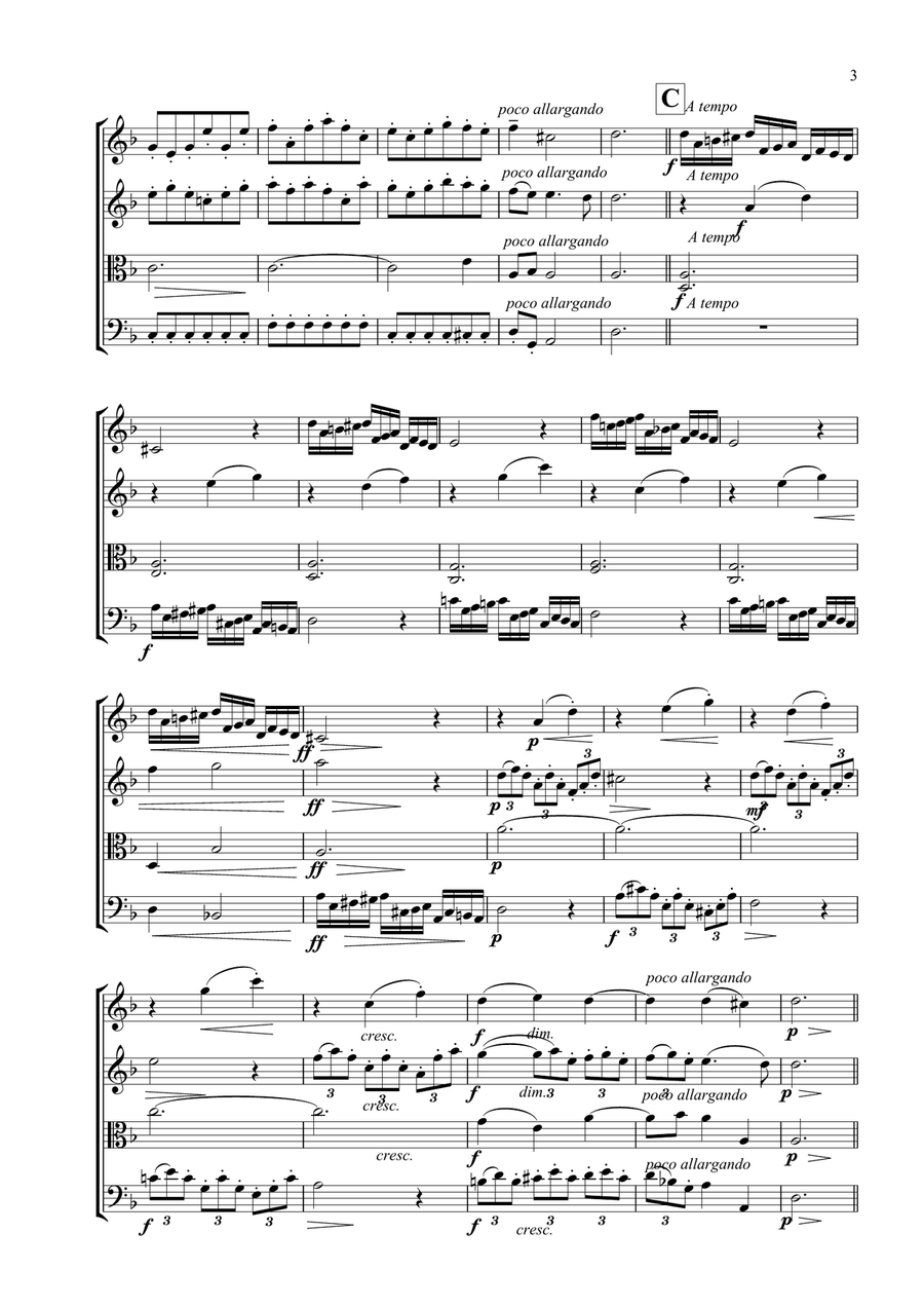 La Follia - Geminiani String Quartet scores gallery preview page 3