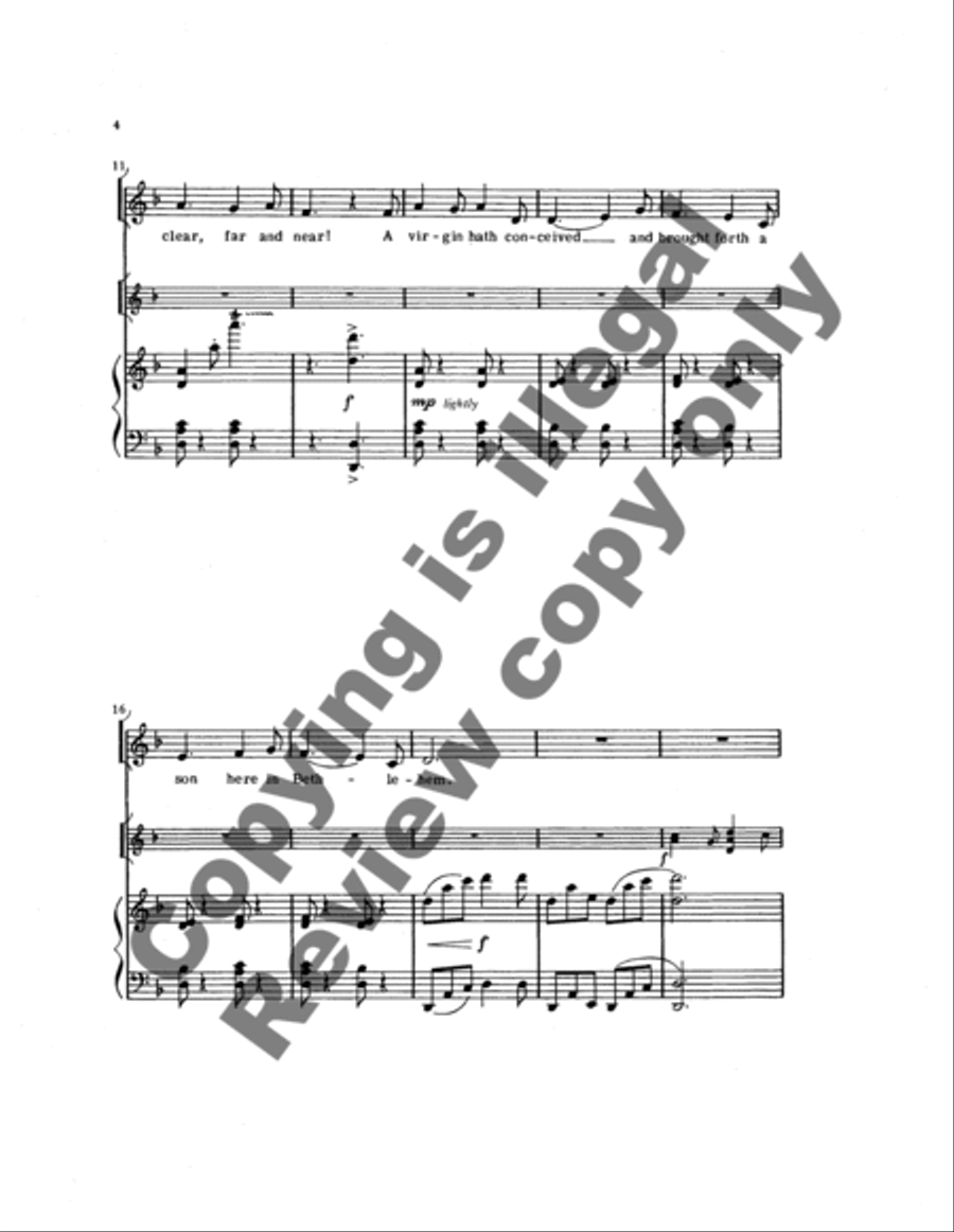 Ringeltänze 2. O Hark the Bell's Glad Song 4-Part scores gallery preview page 10