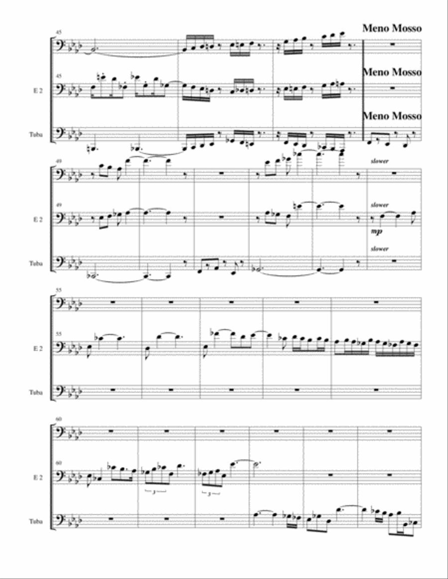 Arythmia Arythmia Brass Ensemble scores gallery preview page 3
