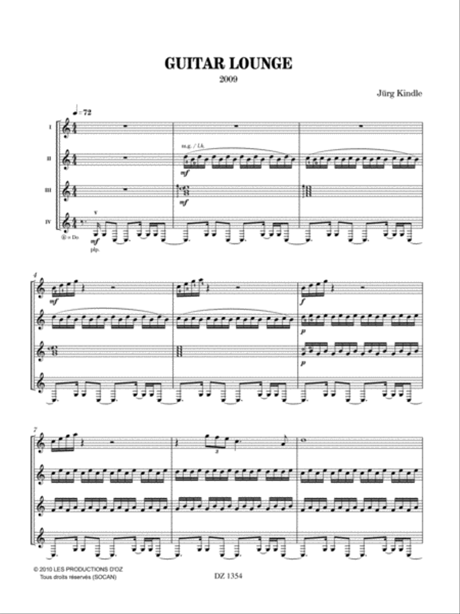 Pop Styles - Guitar Lounge Guitar Ensemble scores gallery preview page 2