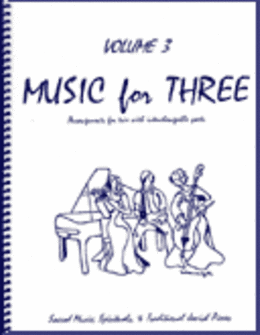 Music for Three, Volume 3 - String Trio or Wind Trio (2 Violins & Cello Set of 3 Parts) Bassoon scores gallery preview page 1