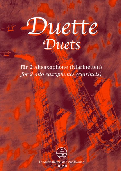 Duette fur 2 Altsaxophone