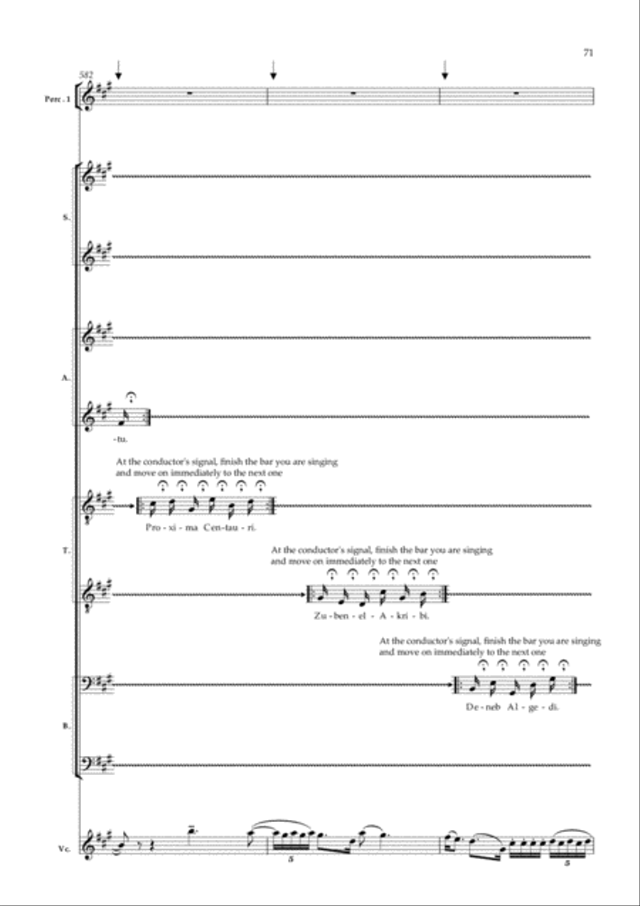 To the Field of Stars To the Field of Stars 4-Part scores gallery preview page 15