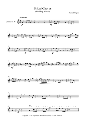Bridal Chorus (Wedding March) - Richard Wagner (Clarinet)
