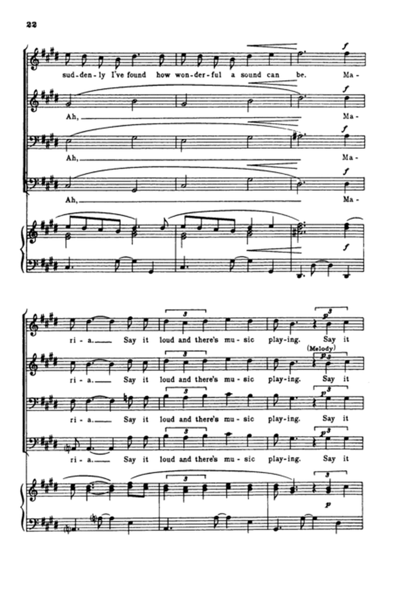 Choral Medley from West Side Story (arr. William Stickles)