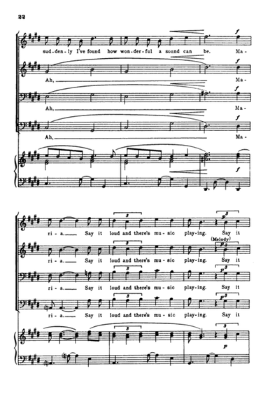 Choral Medley from West Side Story (arr. William Stickles)