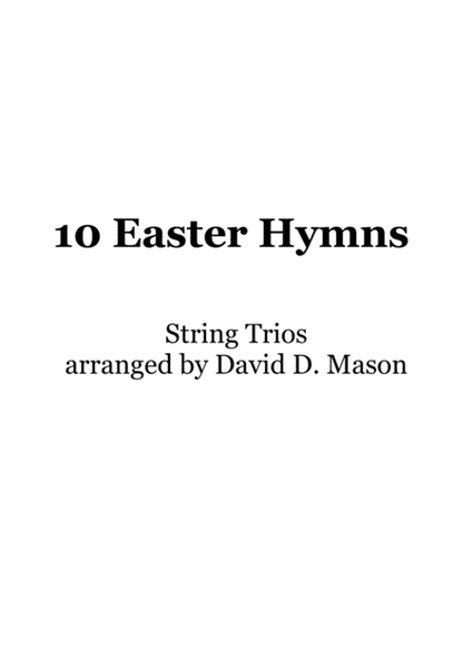 10 Easter Hymns for String Trio with piano accompaniment image number null