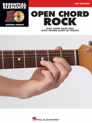 Book cover for Open Chord Rock Mid - Beg Guitar Ee Book/CD