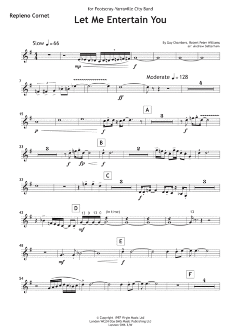 Let Me Entertain You Let Me Entertain You Brass Ensemble scores gallery preview page 5