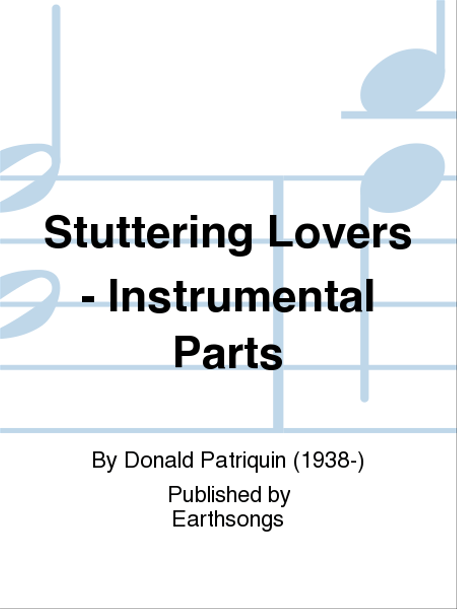stuttering lovers inst. parts SSA scores gallery preview page 1