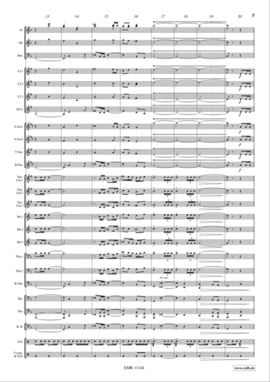 Walking With God Concert Band scores gallery preview page 6
