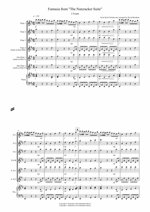 Book cover for Trepak (Fantasia from Nutcracker) for Flute Quartet
