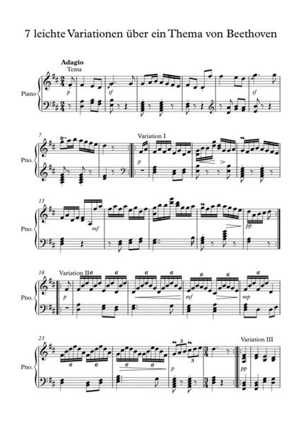 7 Easy Variations on a Theme by Beethoven image number null