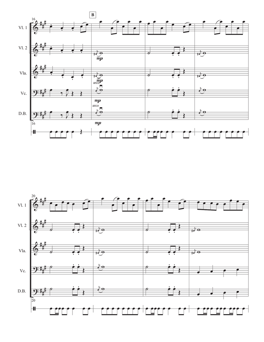 Itchy Fingers String Orchestra scores gallery preview page 4