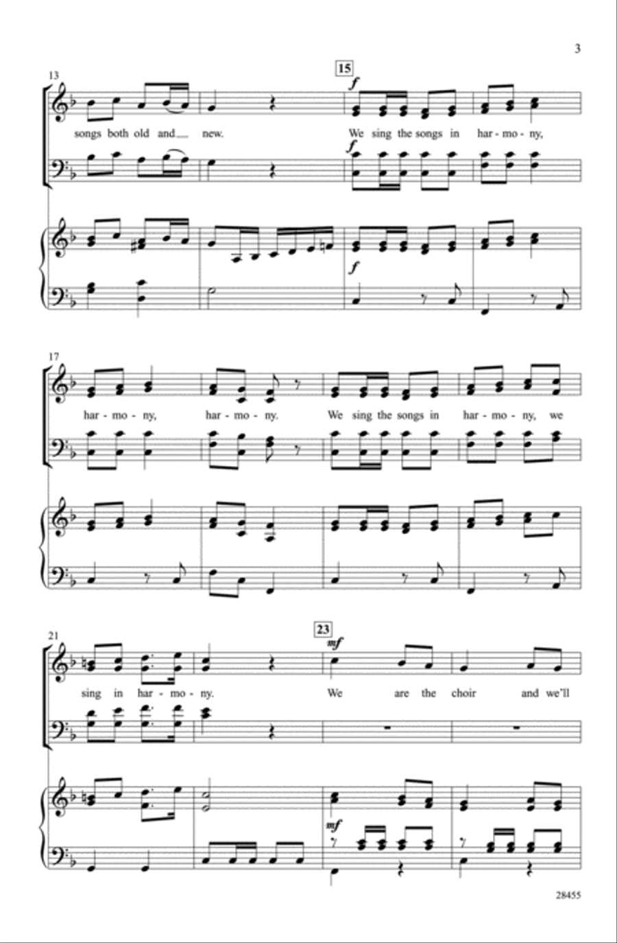 We Are the Choir 4-Part scores gallery preview page 2
