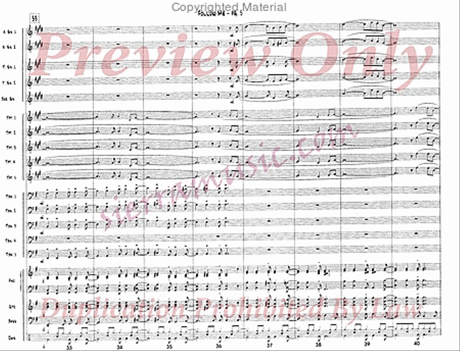 Follow Me Jazz Ensemble scores gallery preview page 6
