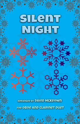 Book cover for Silent Night, Gospel Style, for Oboe and Clarinet Duet