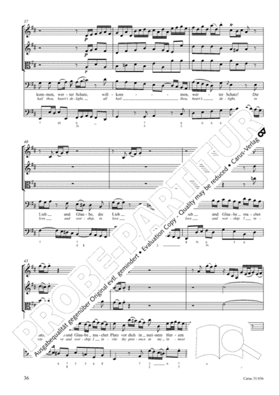 Up joyous raise your song (Schwingt freudig euch empor) 4-Part scores gallery preview page 37