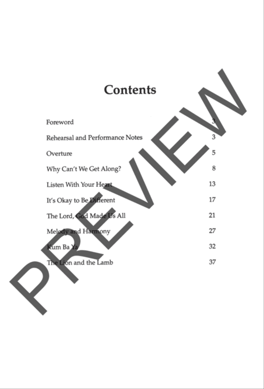 It's Okay to be Different Unison Choir scores gallery preview page 3