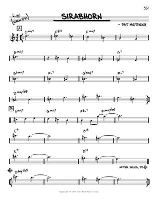 Sirabhorn [Reharmonized version] (arr. Jack Grassel)