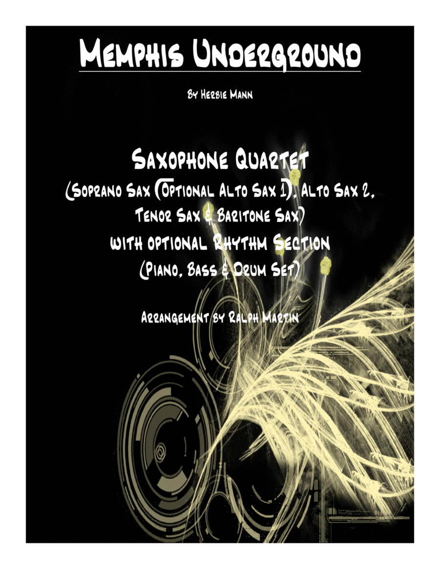 Memphis Underground Saxophone Quartet scores gallery preview page 1