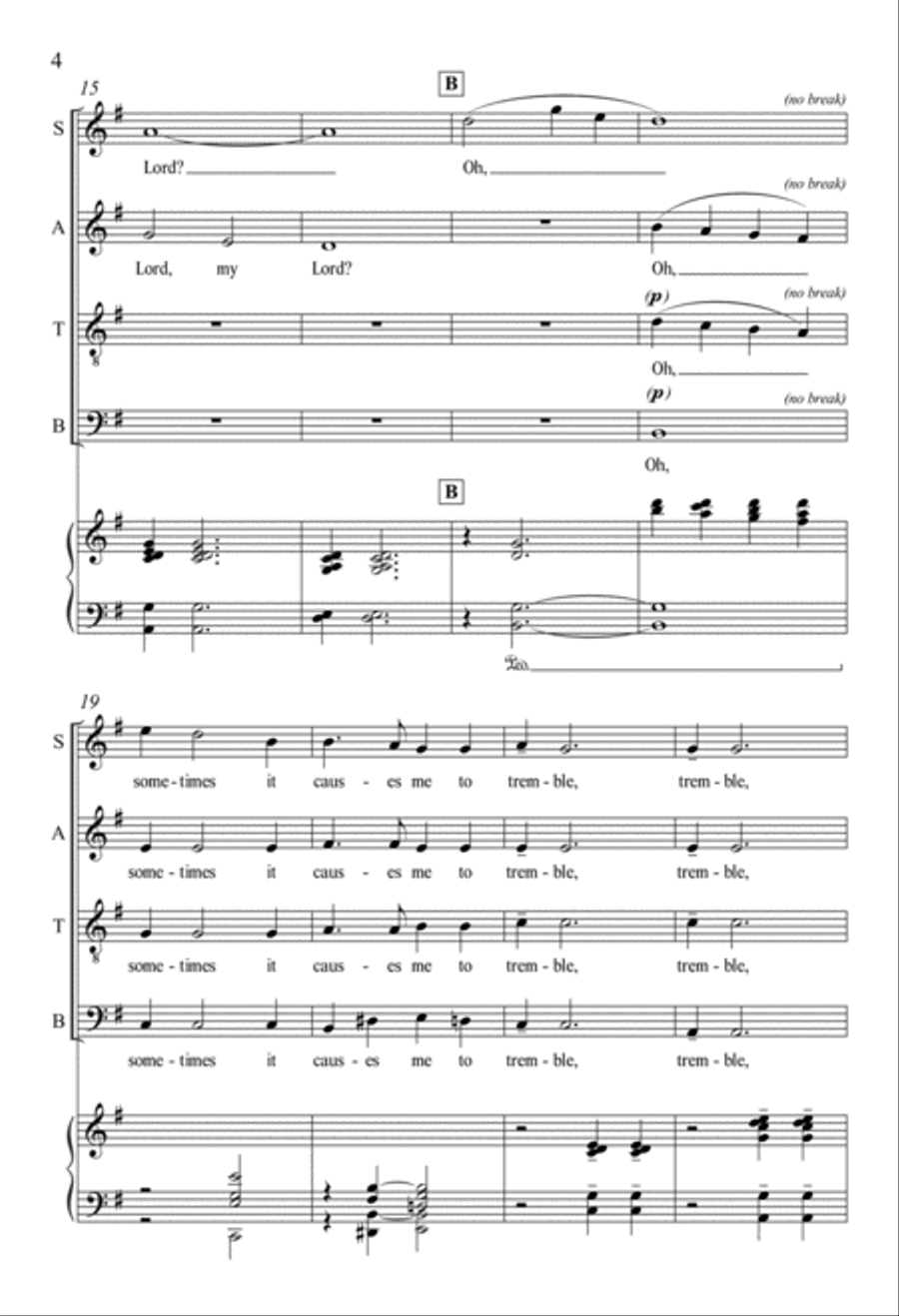 Were You There? 4-Part scores gallery preview page 4
